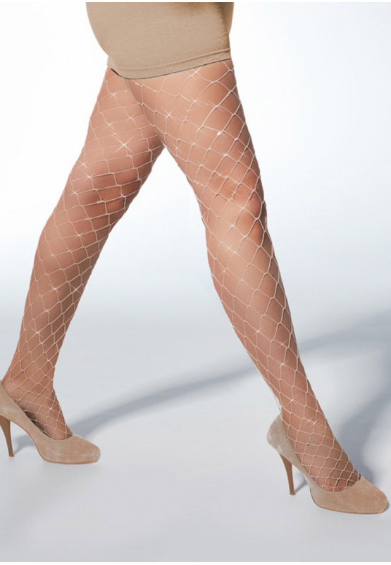 Große Netzstrumpfhose GRÖSSE ++ Adrian Sparkle