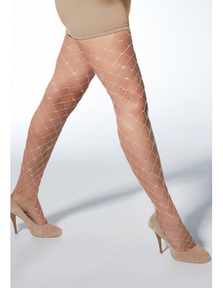 Große Netzstrumpfhose GRÖSSE ++ Adrian Sparkle