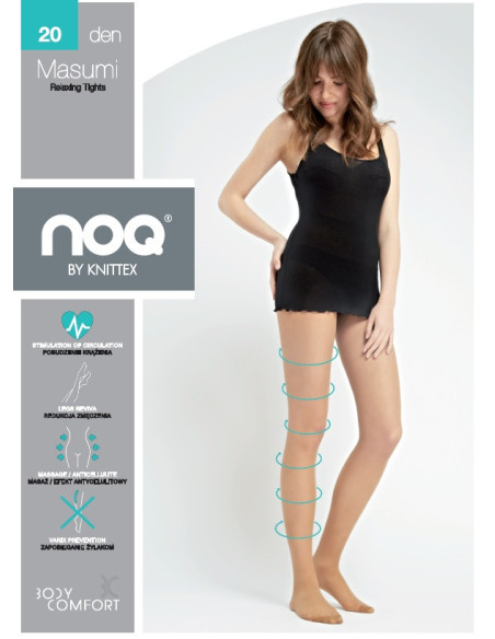 NOQ Masumi 20 DEN entspannende Massagestrumpfhose