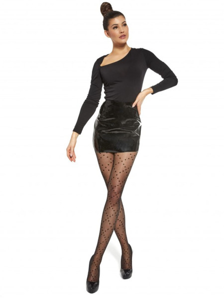 Adrian Moments gemusterte Strumpfhose 20 DEN