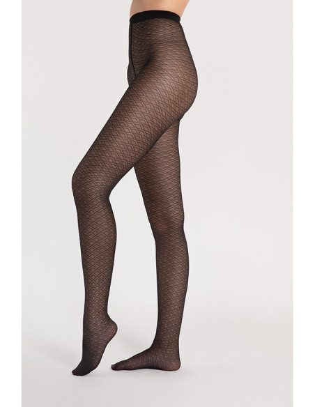 Fiore Night Fever gemusterte Netzstrumpfhose