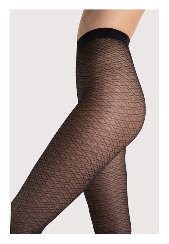 Fiore Night Fever gemusterte Netzstrumpfhose