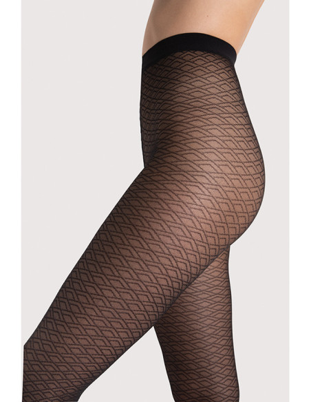 Fiore Night Fever gemusterte Netzstrumpfhose