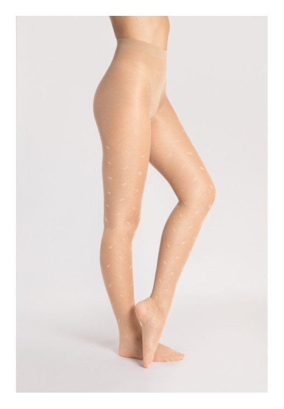 Fiore Sandy 15 DEN gemusterte Strumpfhose mit Punkten
