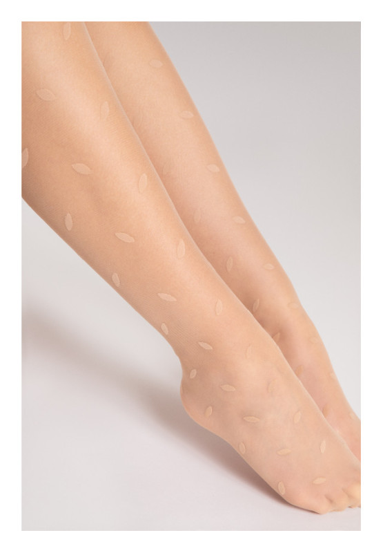 Fiore Sandy 15 DEN gemusterte Strumpfhose mit Punkten