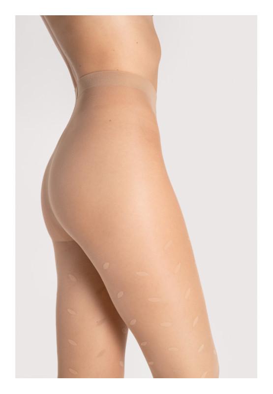 Fiore Sandy 15 DEN gemusterte Strumpfhose mit Punkten