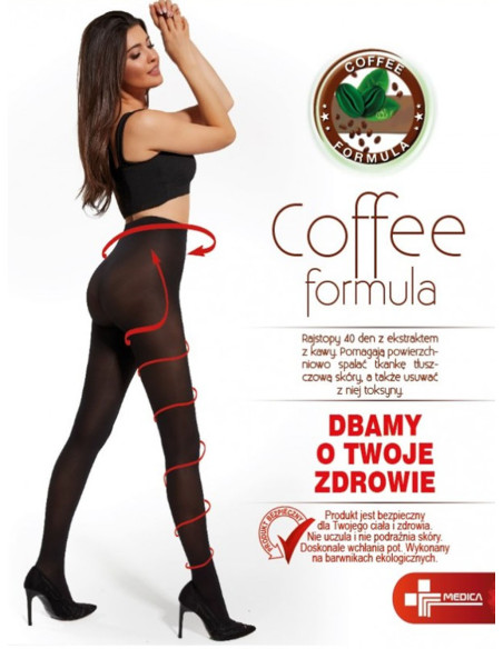 Strumpfhose mit Kaffeeextrakt Adrian SUN 40 DEN