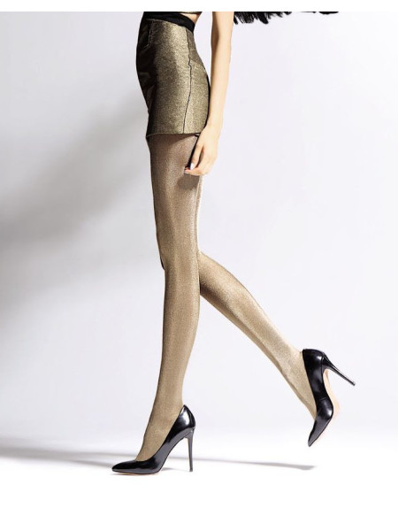 NOQ Brillance Strumpfhose mit metallischem Glanz 50 den