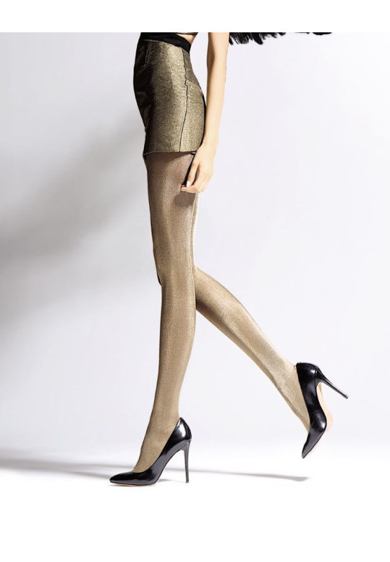 NOQ Brillance Strumpfhose mit metallischem Glanz 50 den