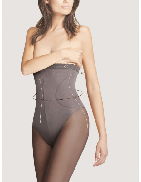 High Waist Bikini 40 DEN Schlankheitsstrumpfhose