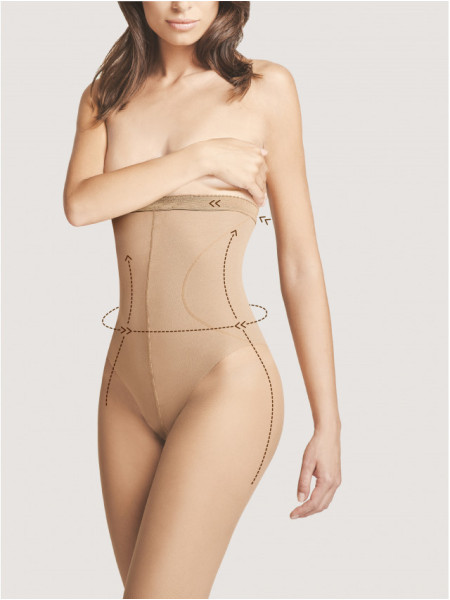 High Waist Bikini 20 DEN Strumpfhose mit hoher Taille, schlank machend