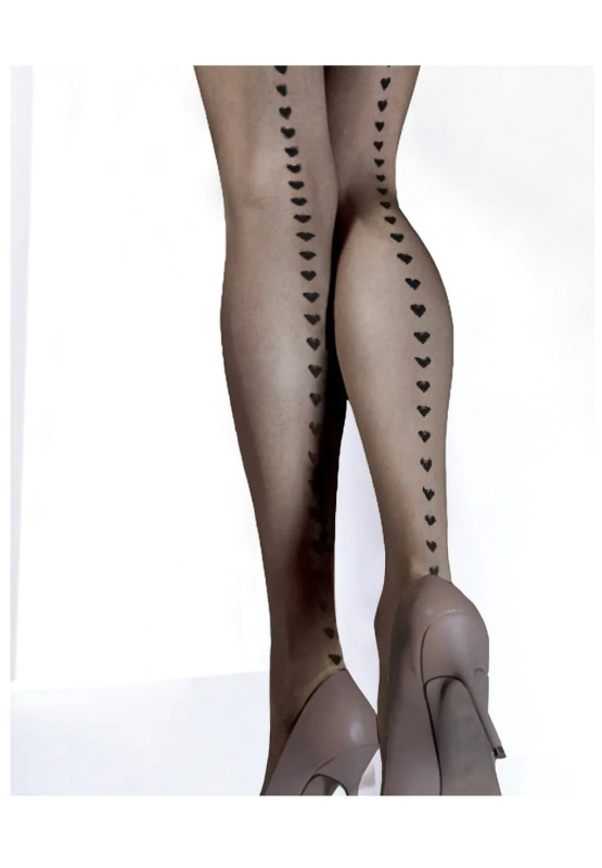 Strumpfhose mit Herznaht, 20 den
