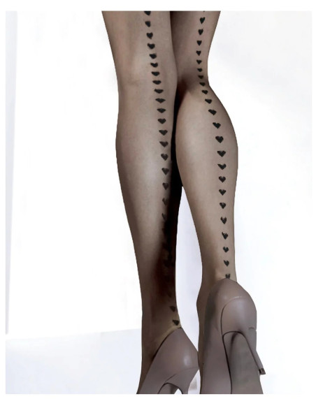 Strumpfhose mit Herznaht, 20 den