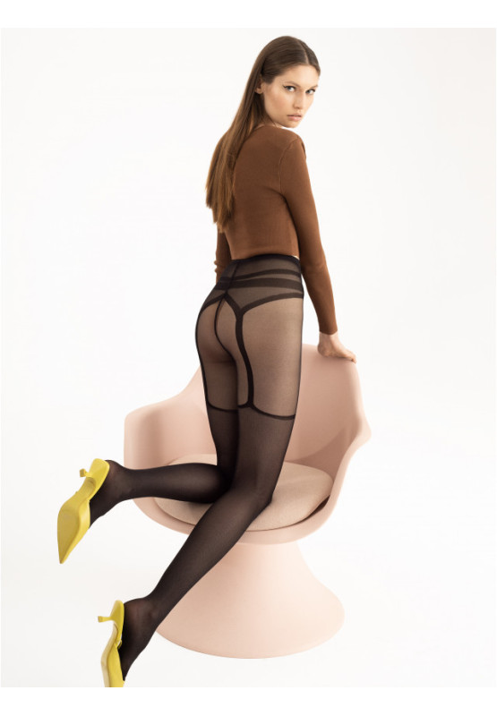 Damenstrumpfhose imitiert Fiore Sublime 30 DEN Strümpfe