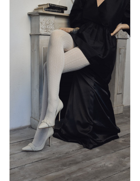 Fiore Good Year 60 den blickdichte Damenstrumpfhose mit Melangemuster