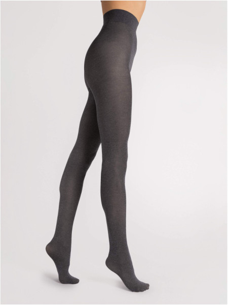 Transparente Mikrofaserstrumpfhose 40 den halbopaken Paula 2