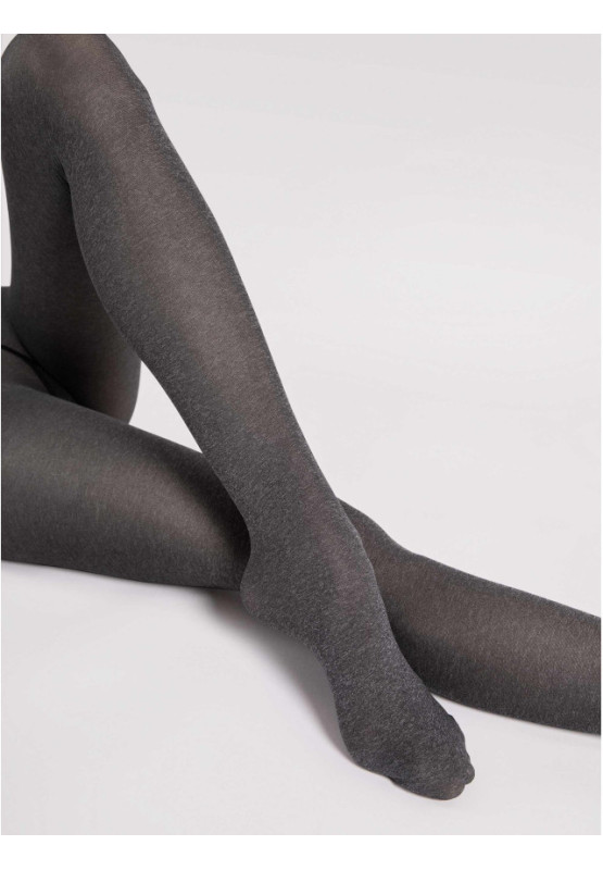 Transparente Mikrofaserstrumpfhose 40 den halbopaken Paula
