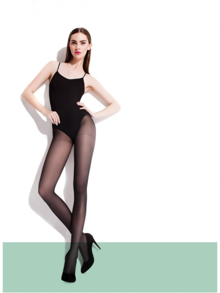 40 den halbopake Lycra Strumpfhose mit glänzendem NINA