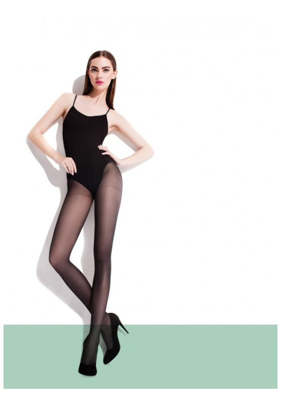 40 den halbopake Lycra Strumpfhose mit glänzendem NINA
