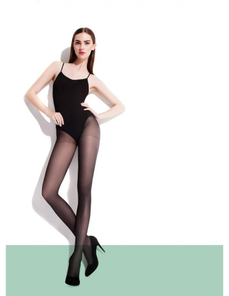 40 den halbopake Lycra Strumpfhose mit glänzendem NINA