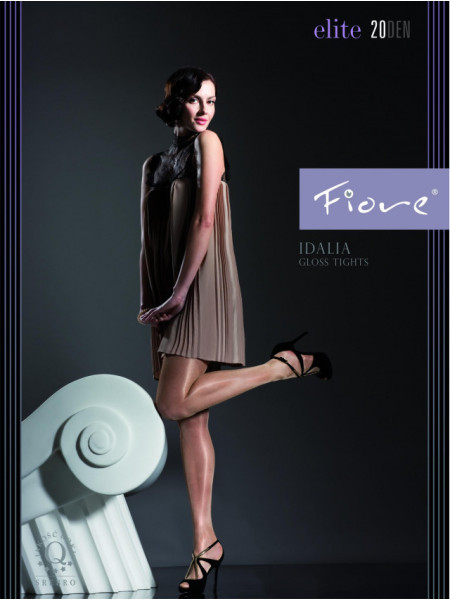 Glänzende Satin-Glanzstrumpfhose Idalia Fiore