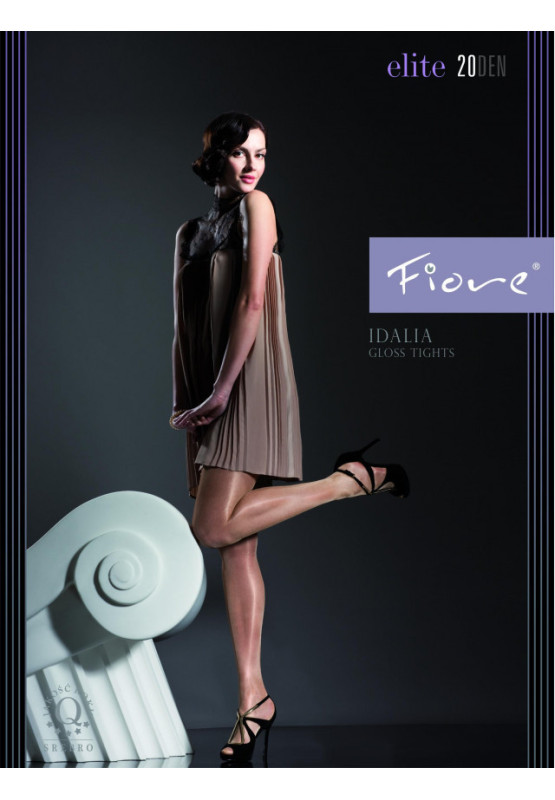 Glänzende Satin-Glanzstrumpfhose Idalia Fiore