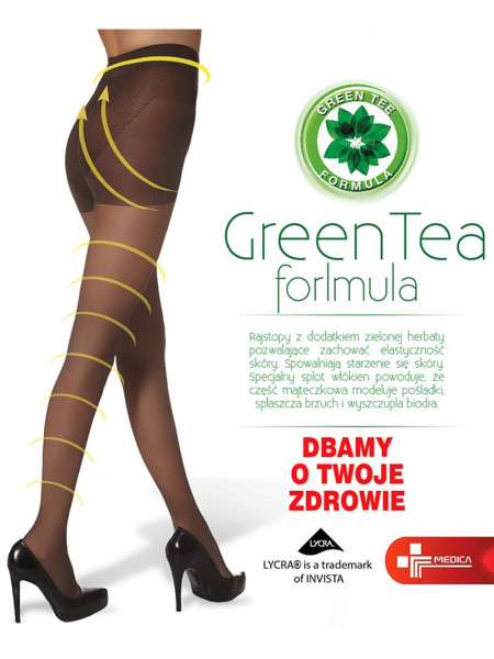 SCHLANKHEITSSTRUMPFHOSE MIT GRÜNEM TEE