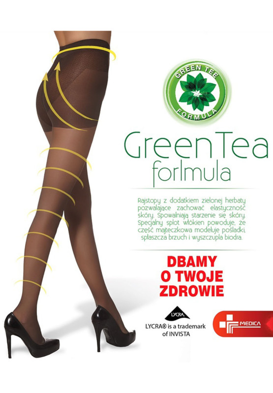 SCHLANKHEITSSTRUMPFHOSE MIT GRÜNEM TEE