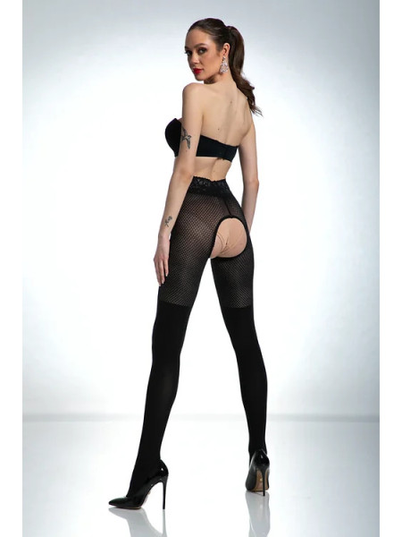 Amour Cat Girl Strumpfhose mit offenem Schritt für Damen 2