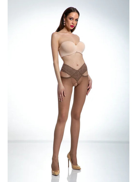 Amour Angel Strumpfhose mit Loch im Schritt, 30 den