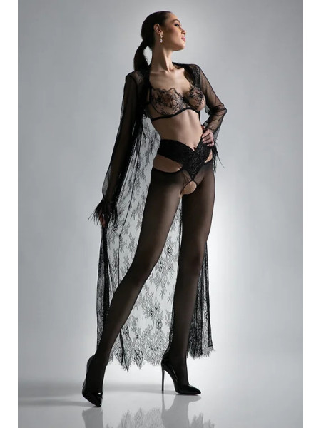 Amour Angel Strumpfhose mit Loch im Schritt, 30 den