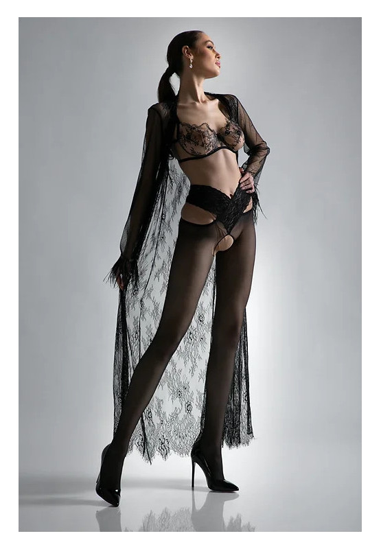 Amour Angel Strumpfhose mit Loch im Schritt, 30 den