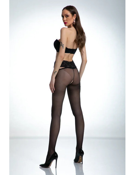 Amour Angel Strumpfhose mit Loch im Schritt, 30 den