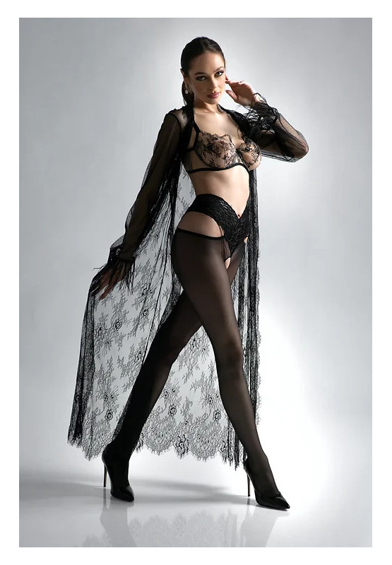 Amour Angel Strumpfhose mit Loch im Schritt, 30 den