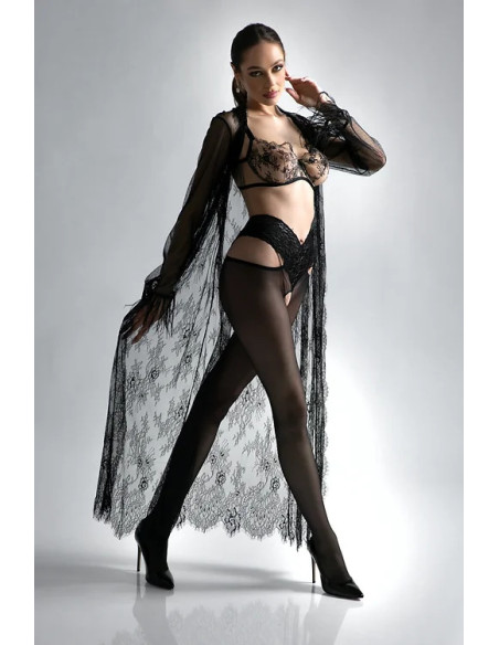 Amour Angel Strumpfhose mit Loch im Schritt, 30 den