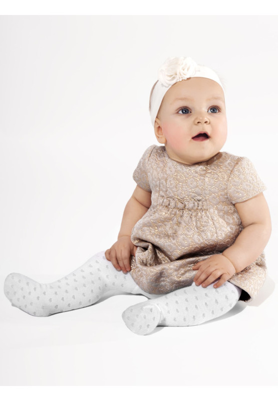 Kinderstrumpfhose Lenka mit Herzen, kleine Größen