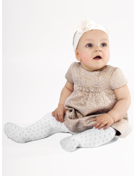 Kinderstrumpfhose Lenka mit Herzen, kleine Größen