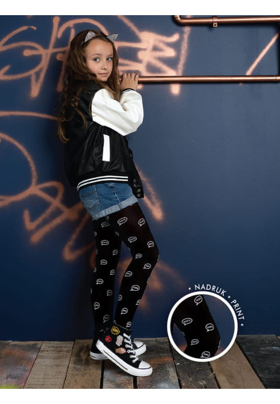 NOQ Oops Kinderstrumpfhose mit Aufschrift