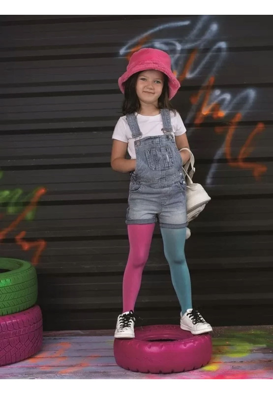 NOQ Rainbow zweifarbige Strumpfhose für Kinder